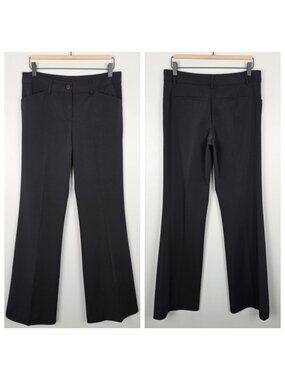 Norma Kamali Bootcut Dress Pants Black Size 6